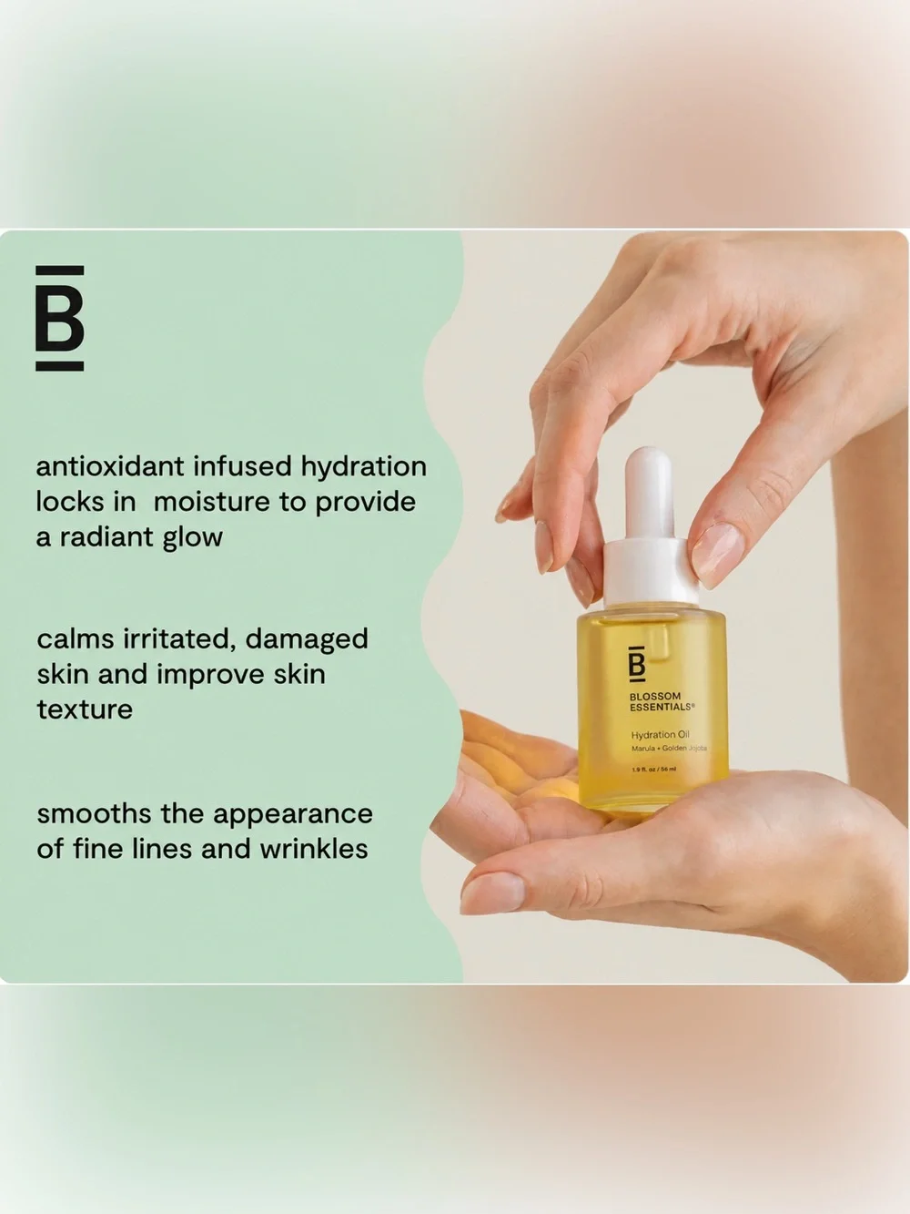 Blossom Essentials Hydration Oil Marula + Golden Jojoba NWT